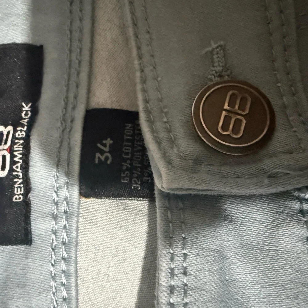 Men's Light Blue Shorts Benjamin Black